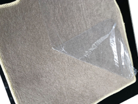 Perforated PE film for carpet for car